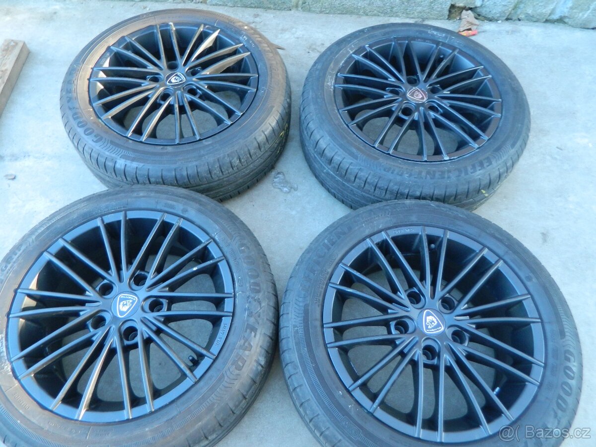 alu kola 5x120+letní pneu r16 BMW 1