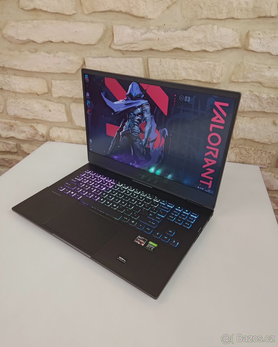 Výkonný Herní Notebook HP OMEN 16, RTX 3070Ti 150W, 64gb RAM