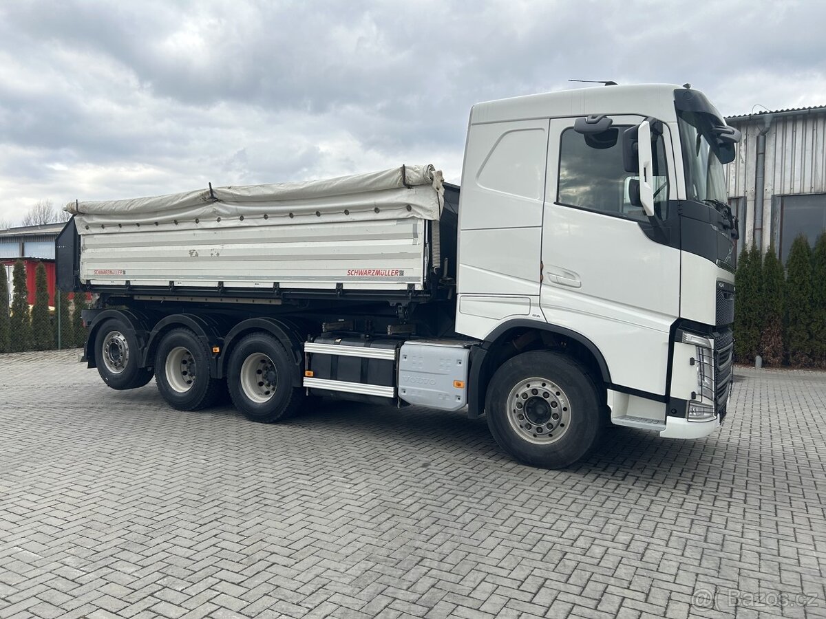 VOLVO FH 500 HP VTT3R   3stranný sklápěč 8x4