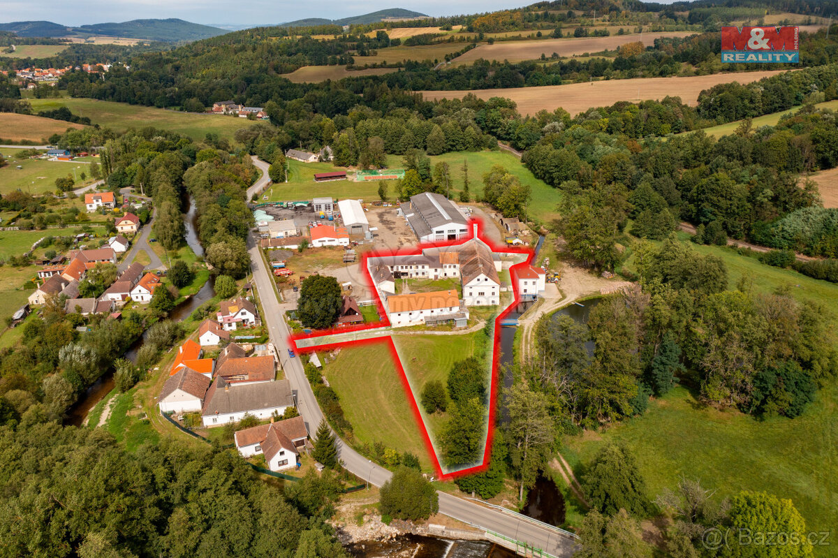 Prodej výrobního objektu, 1625 m², Nišovice