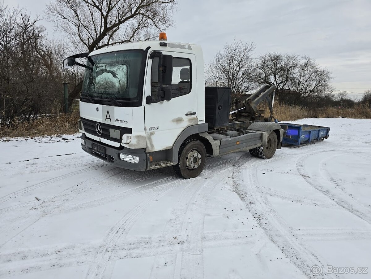 HÁKOVÝ NOSIČ MERCEDES BENZ ATEGO 816 R.V.2007, EURO 5