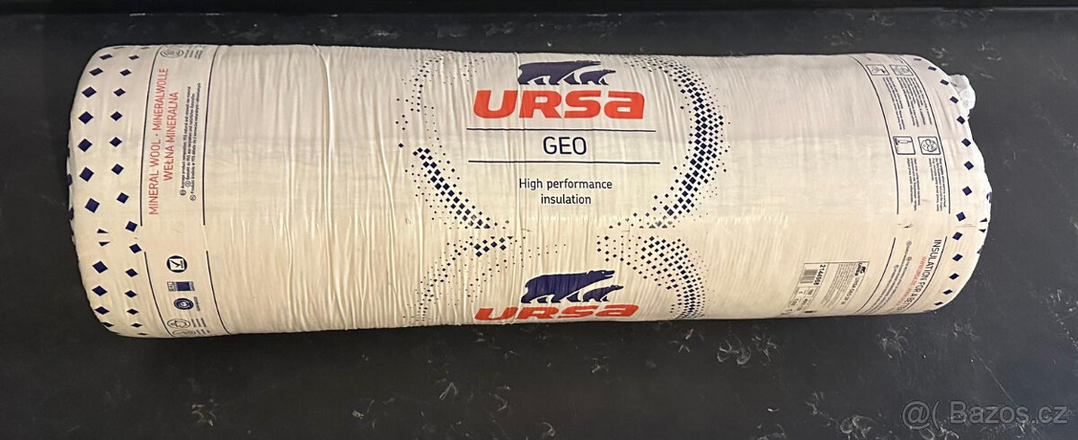 Izolace minerální URSA GOE DF 35, tl160 mm role – 5 m²/bal