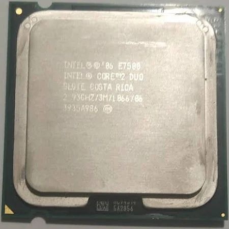 Intel Core 2 Duo E7500 2,93GHz 3MB L2 cache 45nm 65W