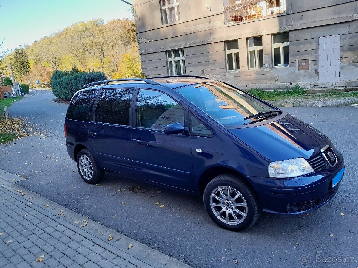 SEAT ALHAMBRA 4x4 1,9tdi 85kw 7míst nová STK+EMISE