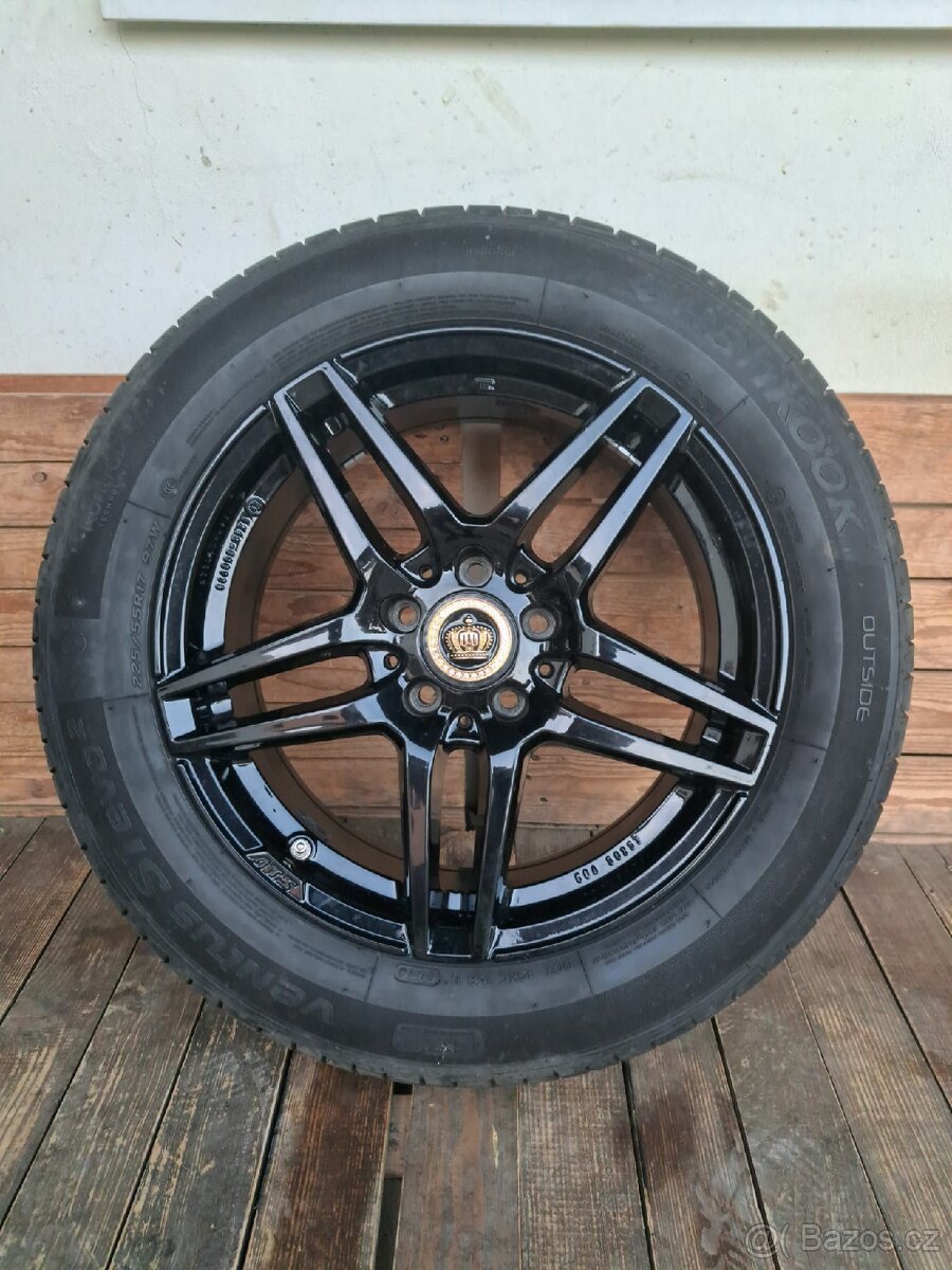 Kola alu ATS 5x112, letní pneu Hankook