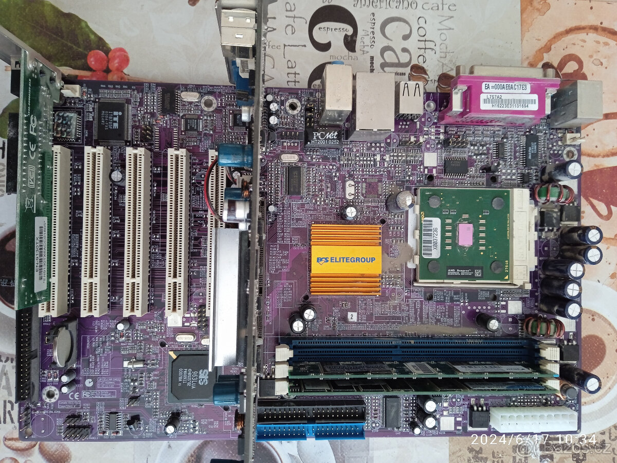 AMD Sempron 2200+ (včetně desky, pamětí, grafické karty)