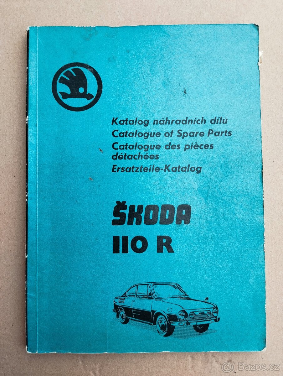 Orig.seznam ND na Škoda 110R - 110 R erko. 1974-1975