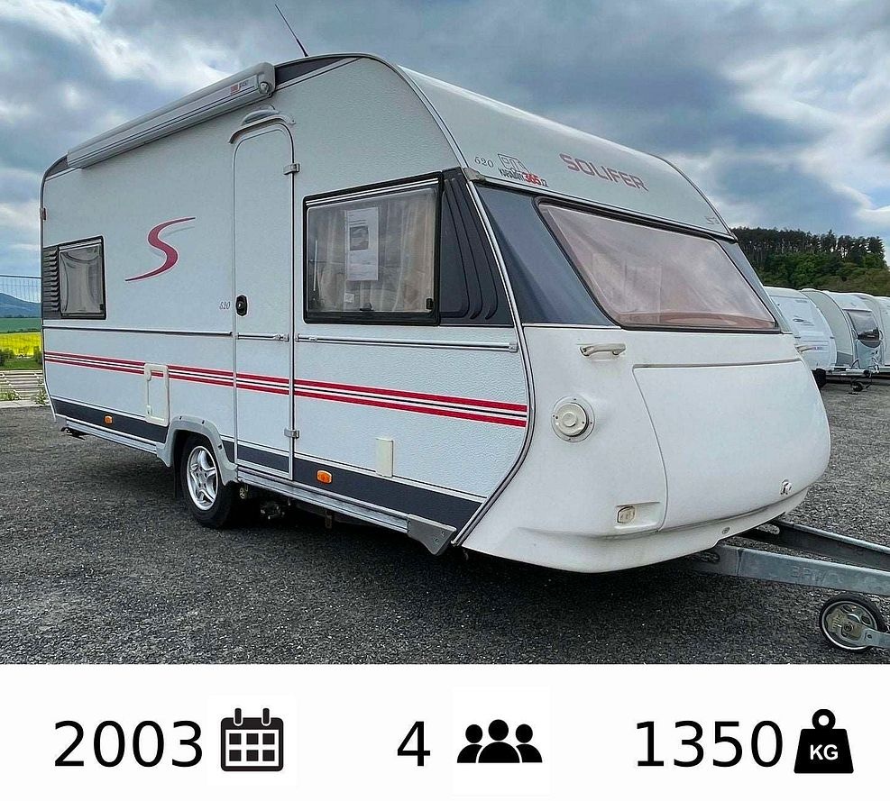 Zimní karavan SOLIFER S 3 - klimatizace, mover, předstan, ma