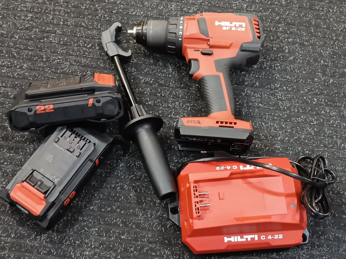 Hilti  akumulátorový vrtací šroubovák SF 6-22 Nuron