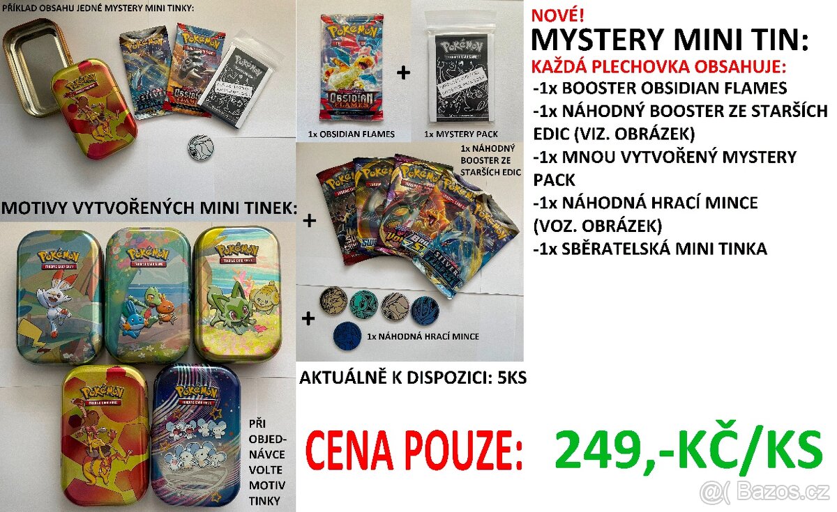 NOVÉ MYSTERY TCG POKÉMON PRODUKTY