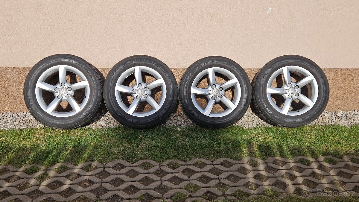 Alu Audi 16" 225/55 r16 letní TOP stav