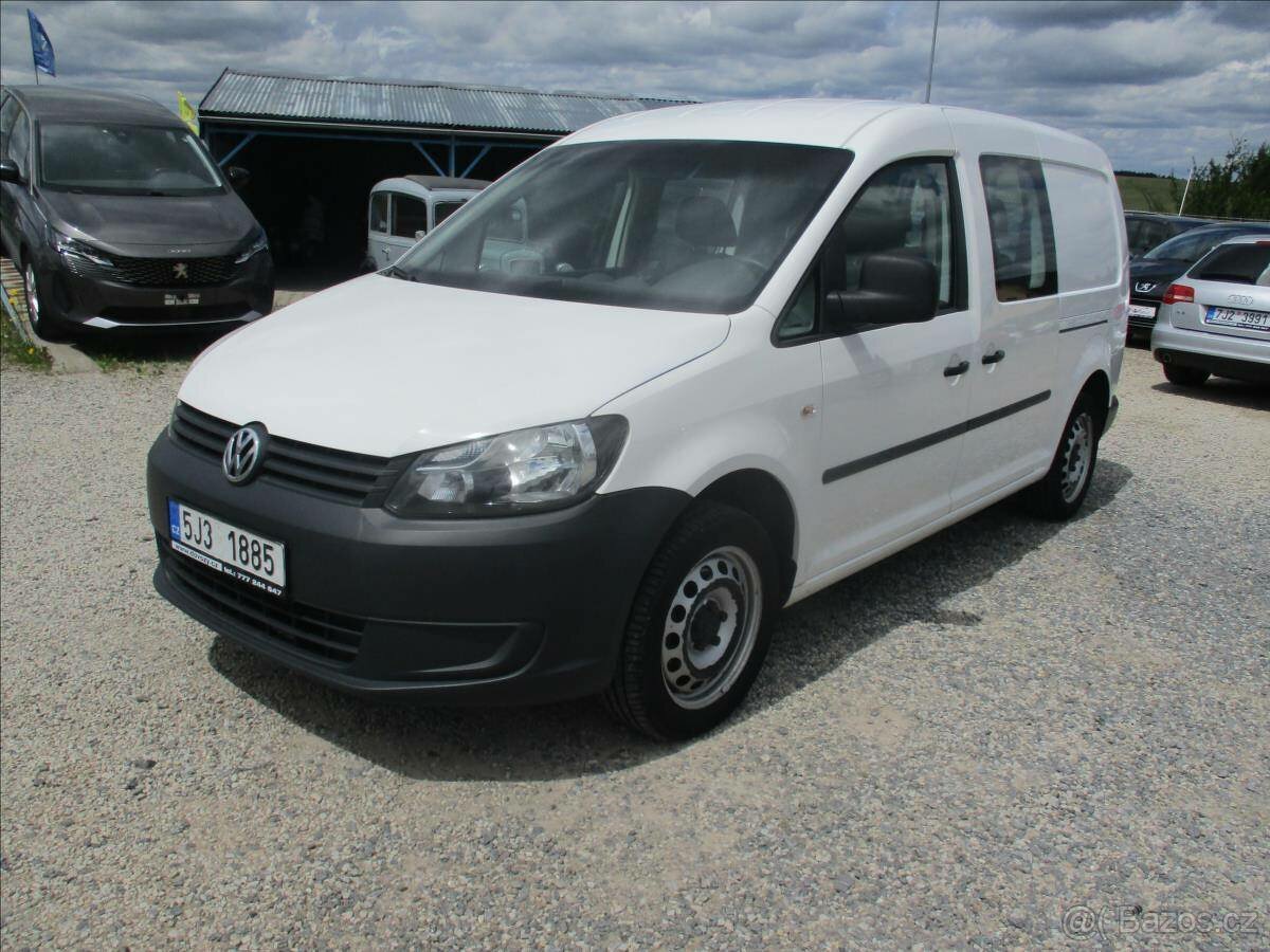 VW CADDY MAXI 1,6 TDI 75KW 5míst Klima 2011 DPH