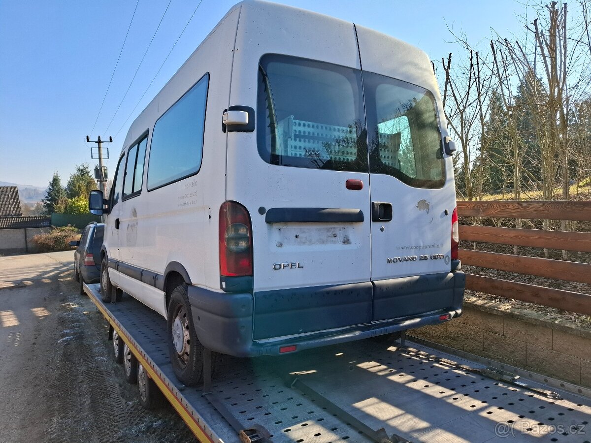 Opel Movano 2.5CDTI r.v.2006 bus 9mistneKlima