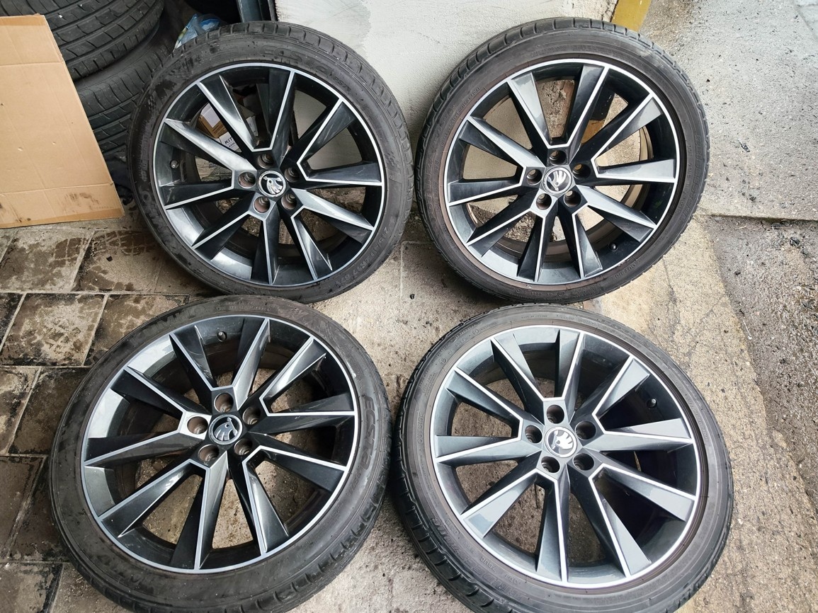 17"letní alu sada Savio 5x100 origo Škoda Rapid Fabia 3 Pol