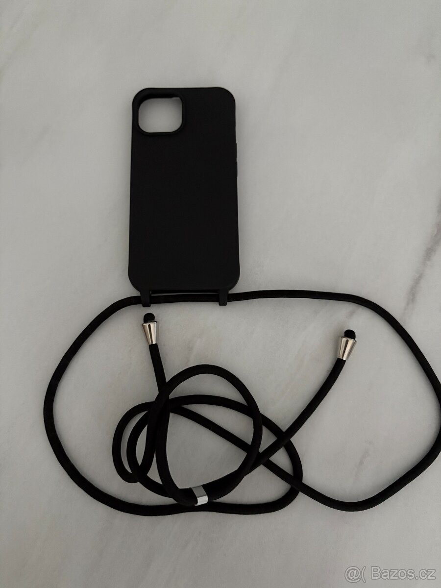 Silikonový crossbody obal pro Iphone 15