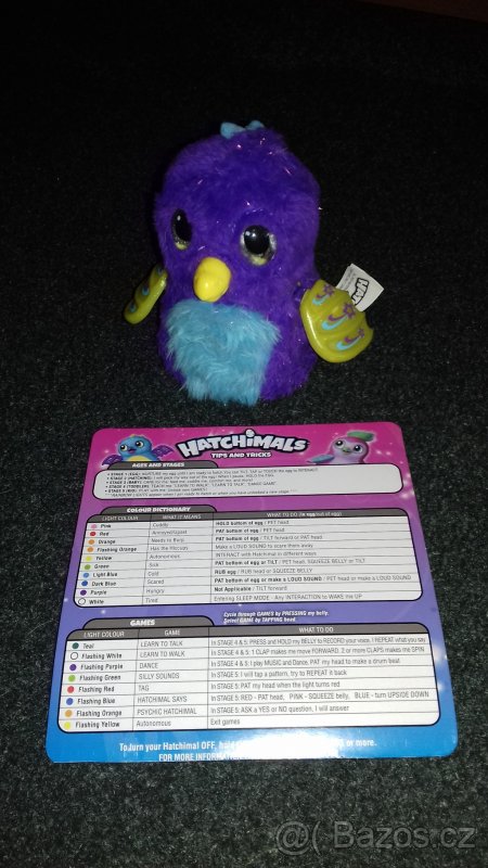 Interaktivní zvířátko Hatchimals Třpytivá Penguela