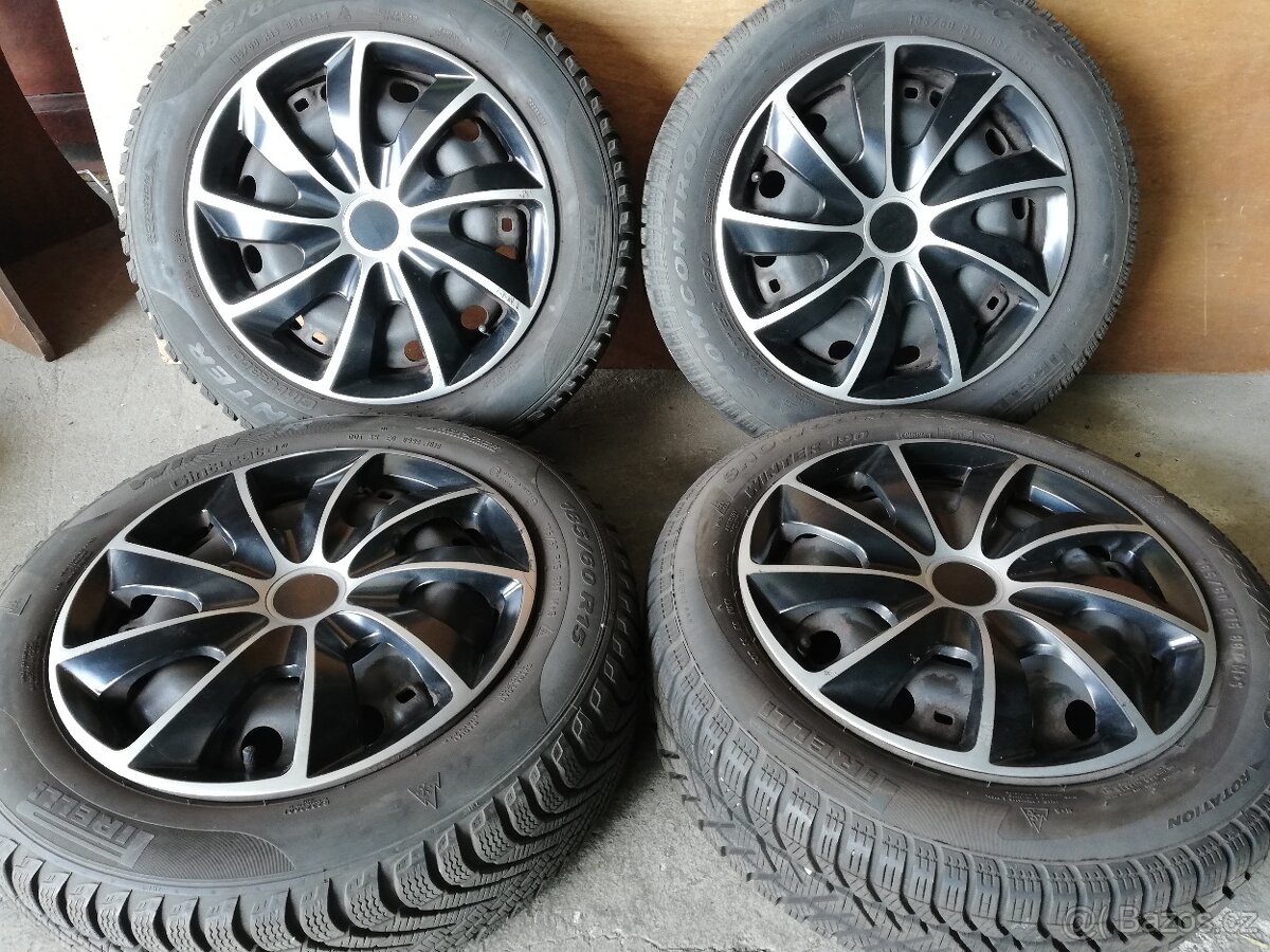 15" 5x100 zimní kola na Škoda Rapid, Fabia, Polo 185/60 r15