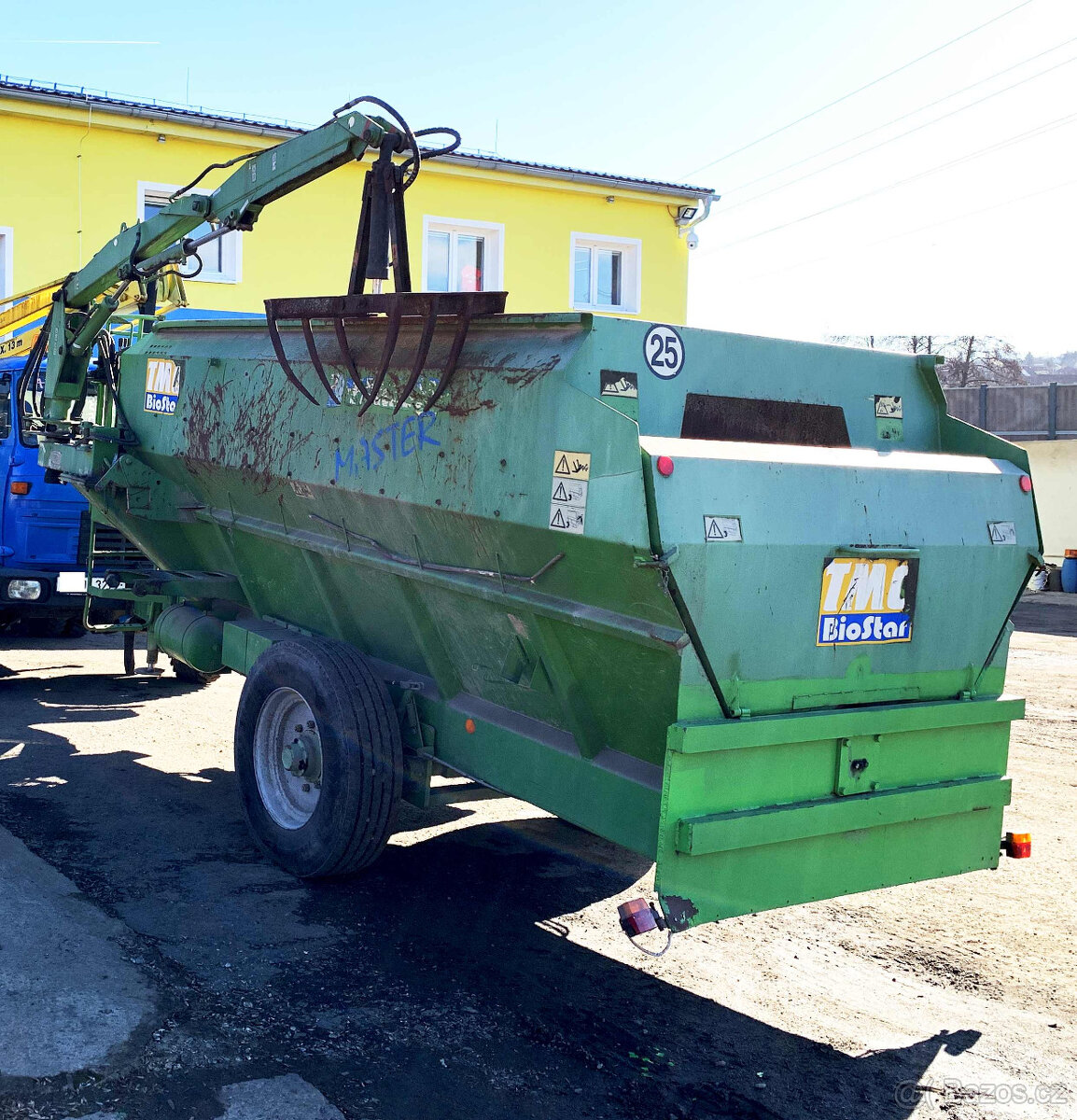 FARESIN Biostar 1050 agro 10.5m3 drtič BIO míchač přívěs+HR