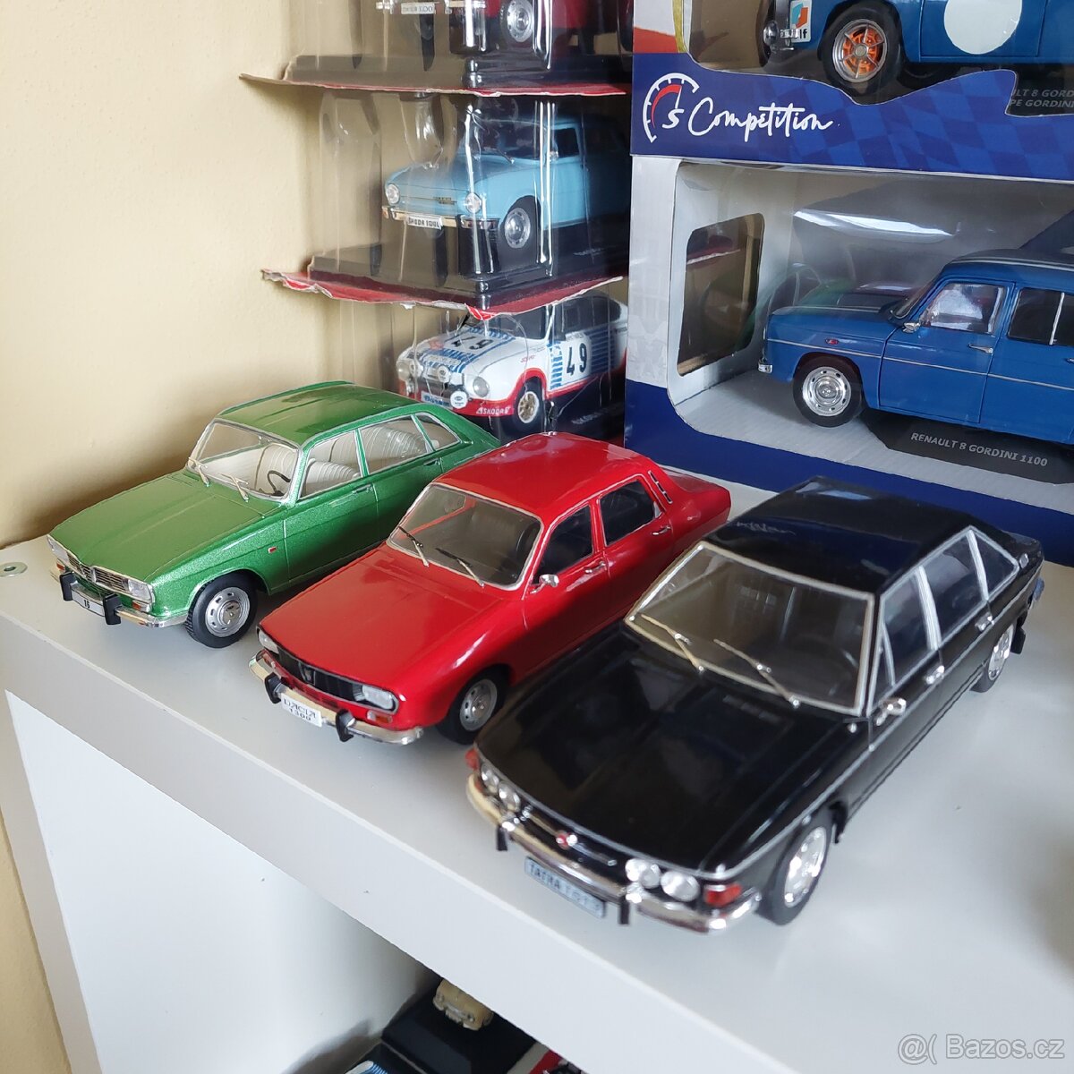 Tatra 613, Renault 16, Dacia 1300, vše 1:24