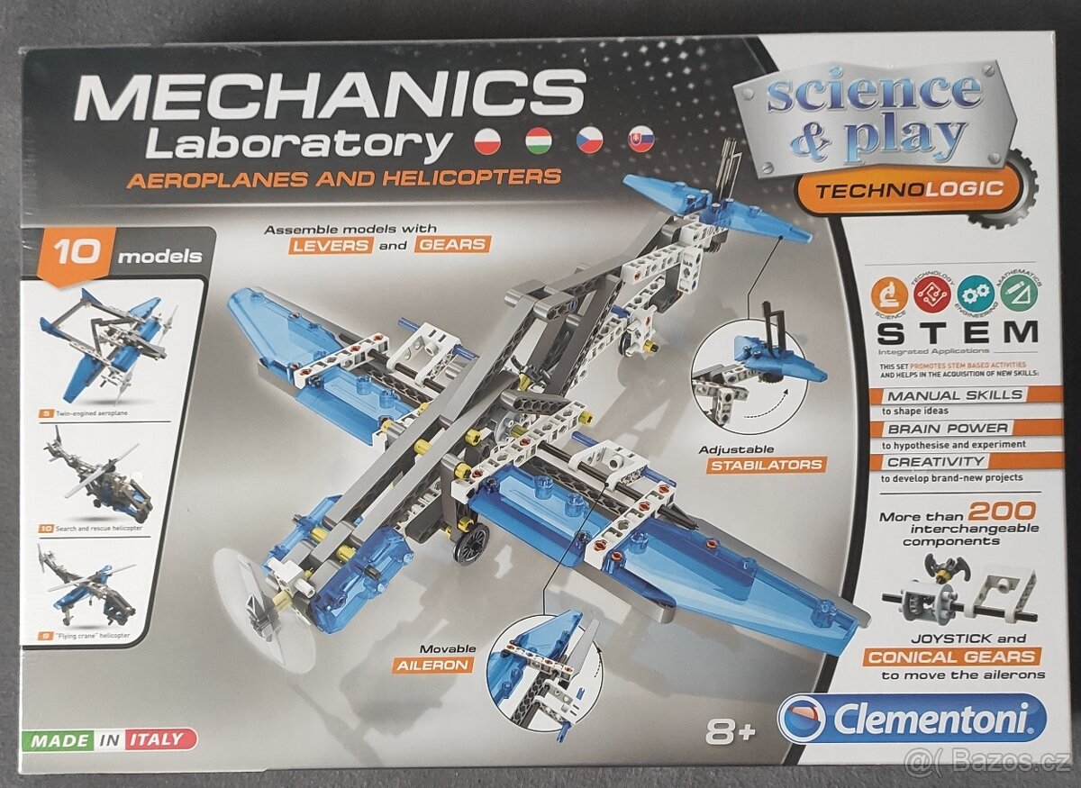 NOVÉ - Science&Play Mechanická laboratoř 10v1 Letadla a