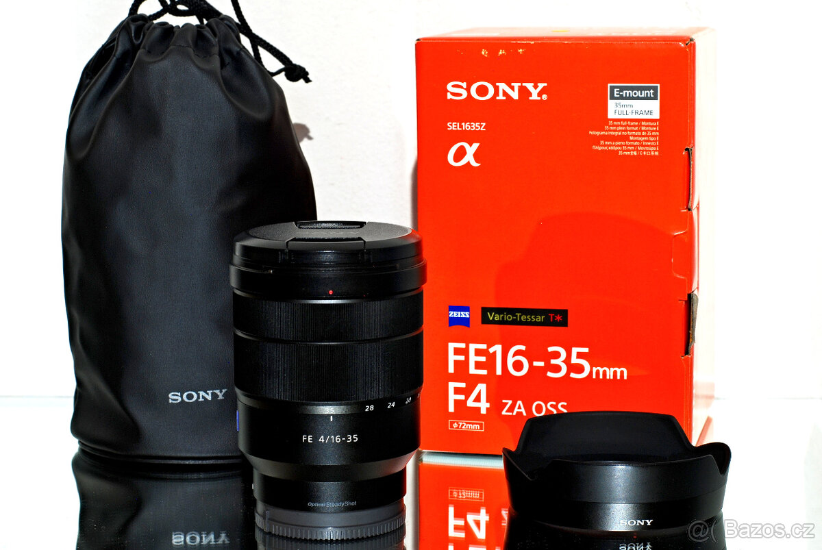 Sony FE 16-35 f/4 ZA OSS Zeiss + UV filtr TOP STAV