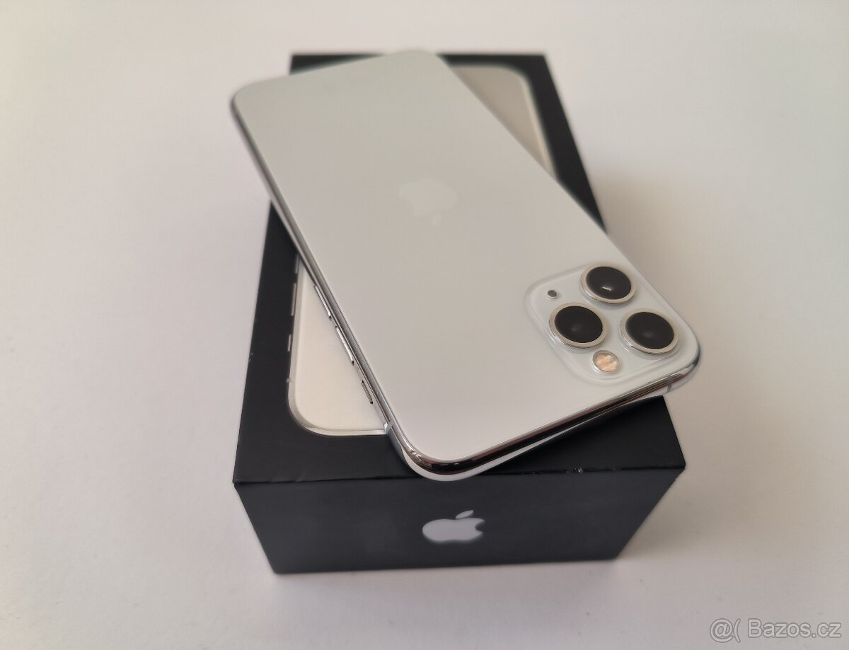 apple iphone 11 PRO 256gb Silver / Batéria 100%