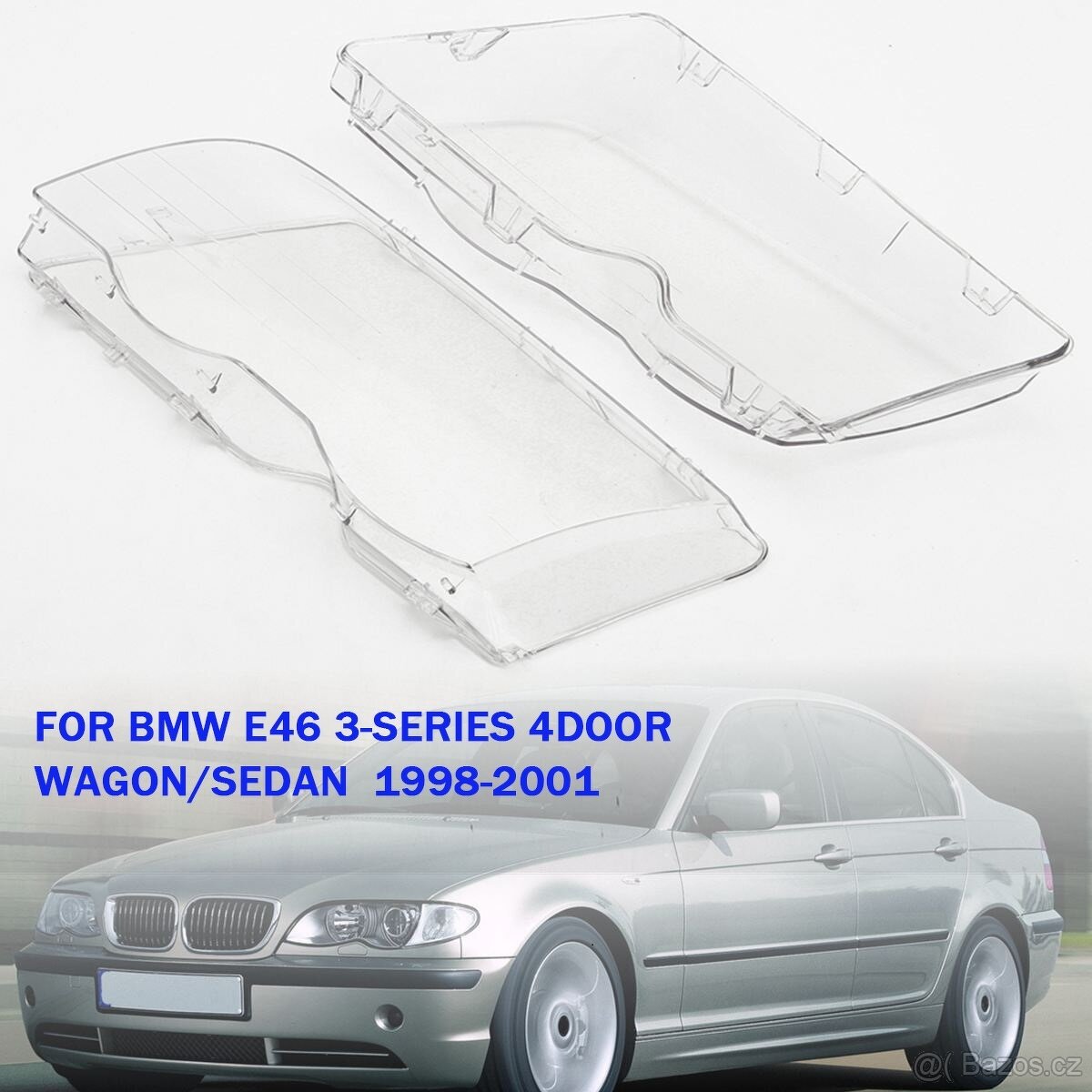 Kryty světel BMW E46 (1998-2001) sada (L+P)