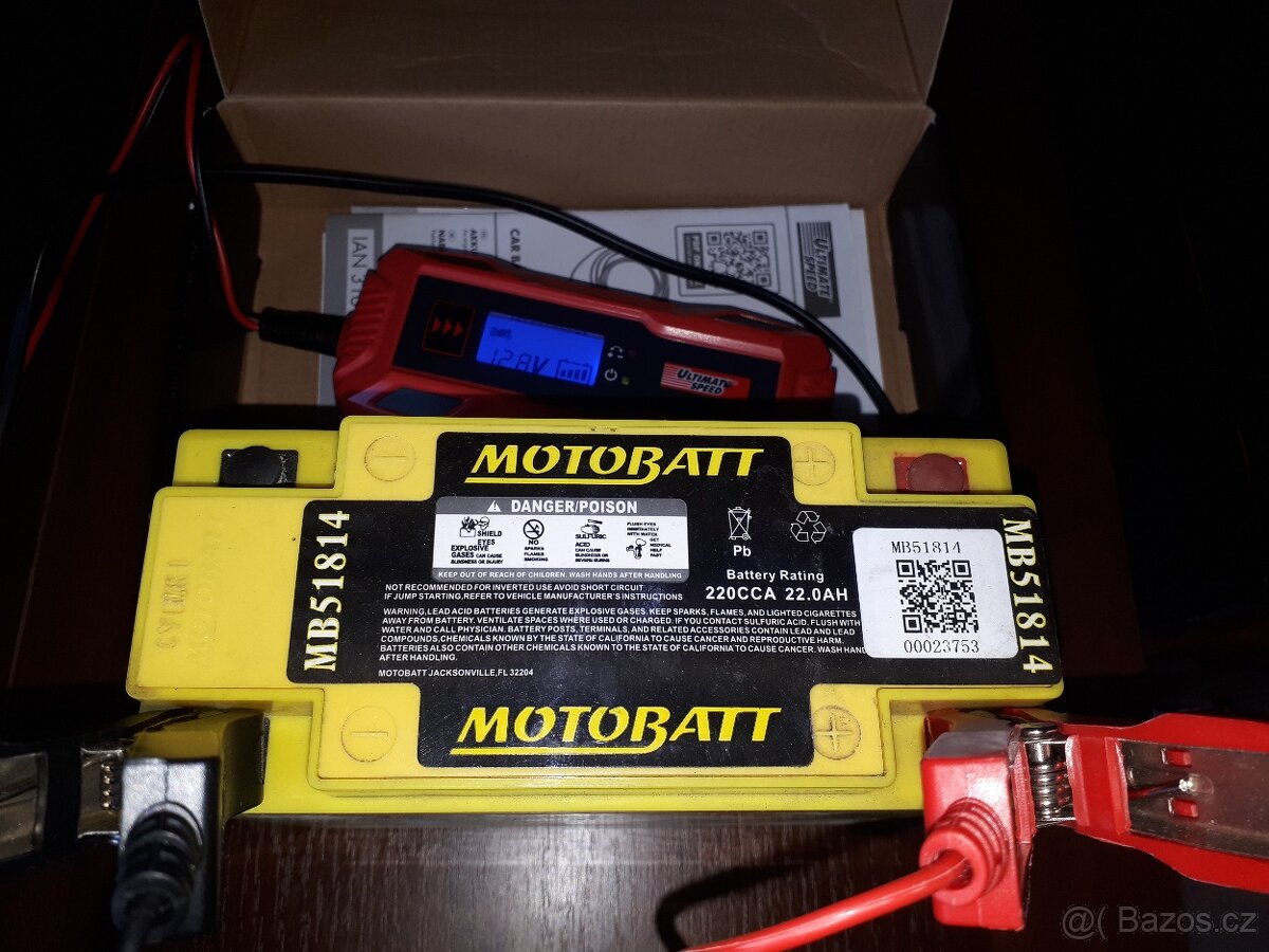 Motobatt MB51814, 22 Ah , motobaterie pro BMW