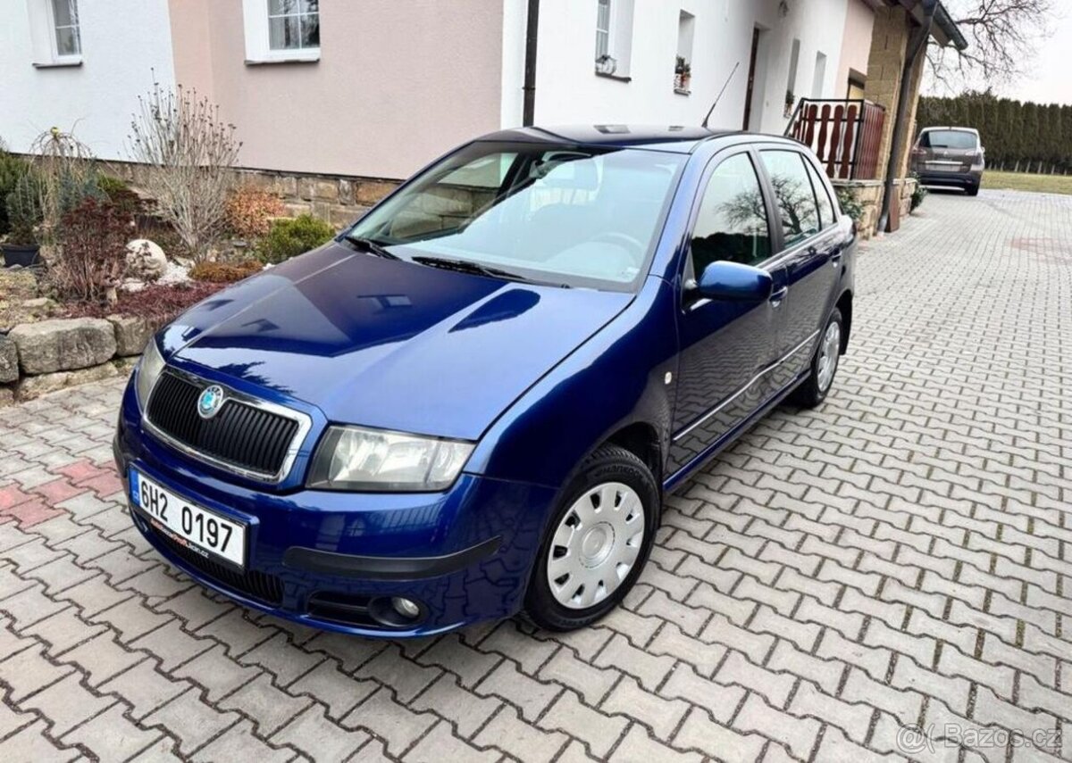 Škoda Fabia 1,4i klima , tempomat, benzín