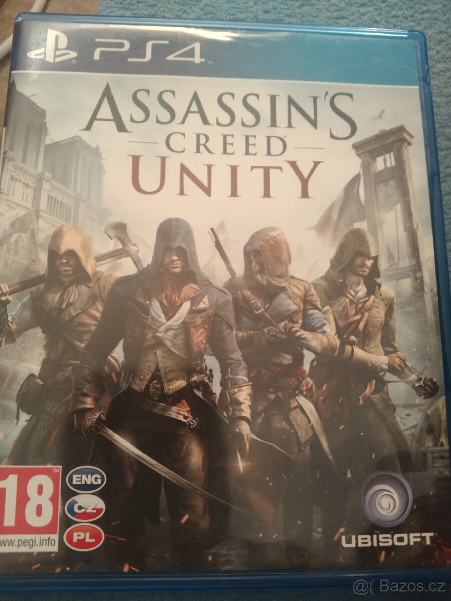 Prodám hru na PS4 Assassin's creed unity