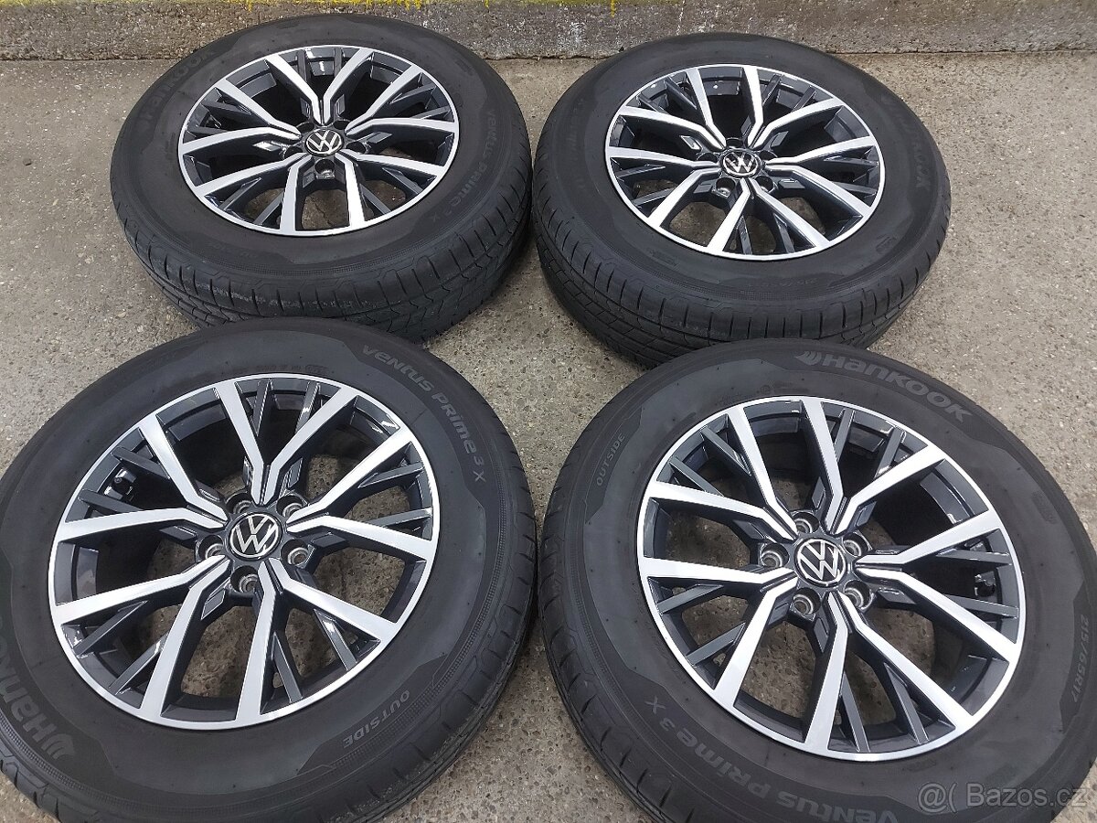 5x112R17 alu kola VW -215/65R17 HANKOOK  letní pneumatiky