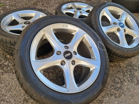 R18" zimní 5x130 9jx18 et43 pneu 265/45 r18 a 235/