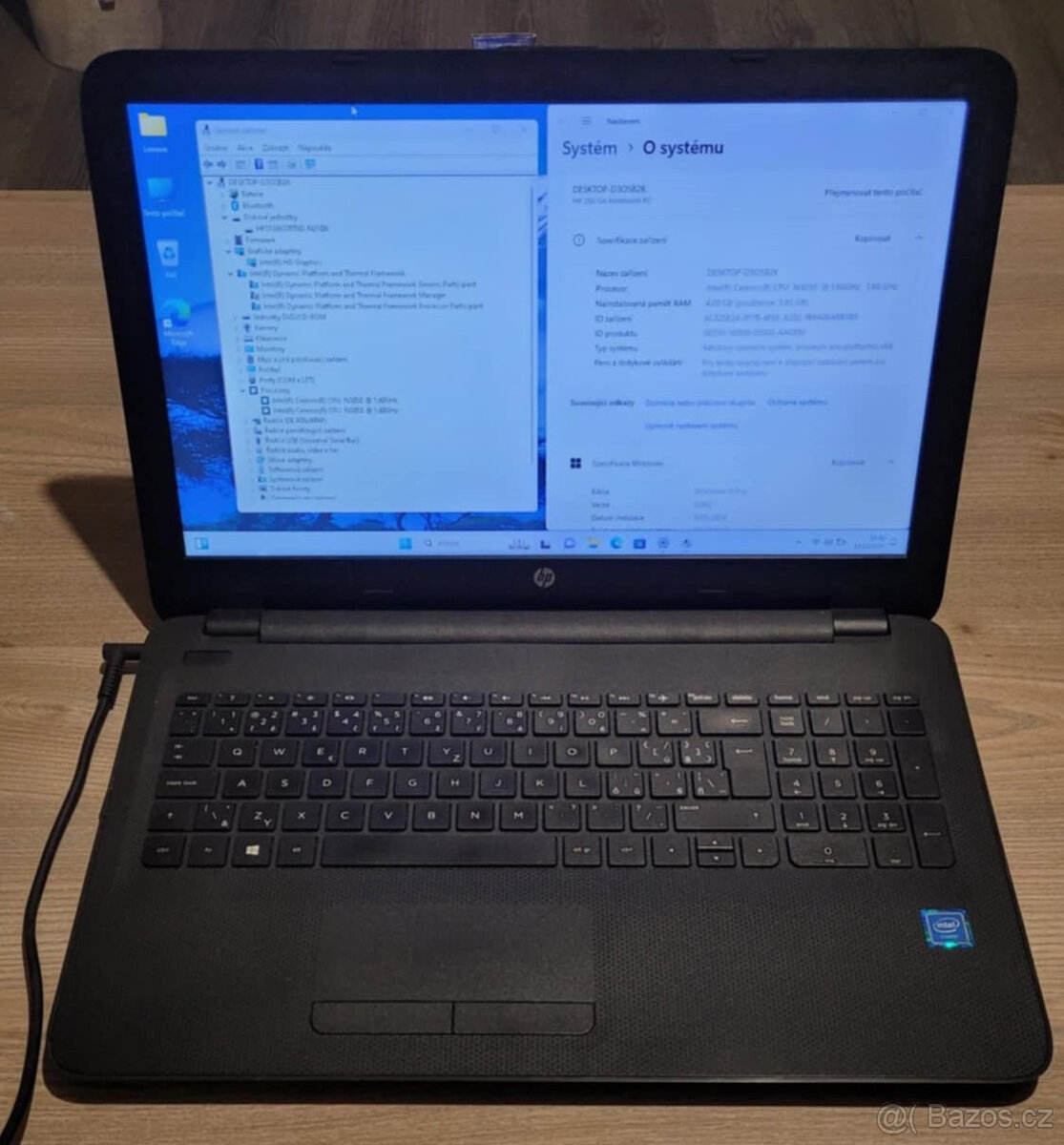 HP, Intel 2x 2,16GHz, 4GB DDR3, 128GB SSD