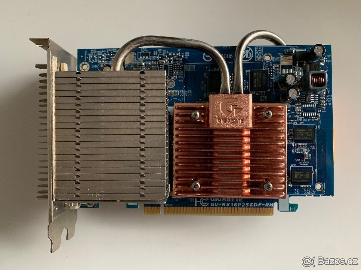 Gigabyte ATI Radeon X1600 Pro 256MB GDDR2 Silent2 pasivní