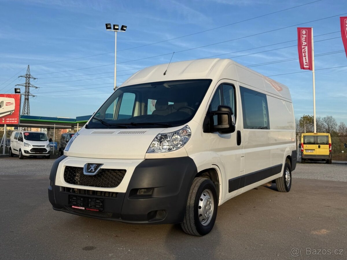 Peugeot Boxer 2.2 HDI 96kW L3H2, 6-Míst, Klima, Tažné