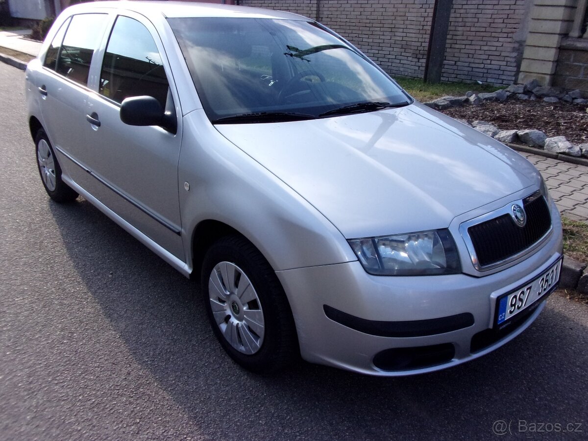 Škoda Fabia 1,2HTP 40kW, koupeno v čr 3.2006 klima