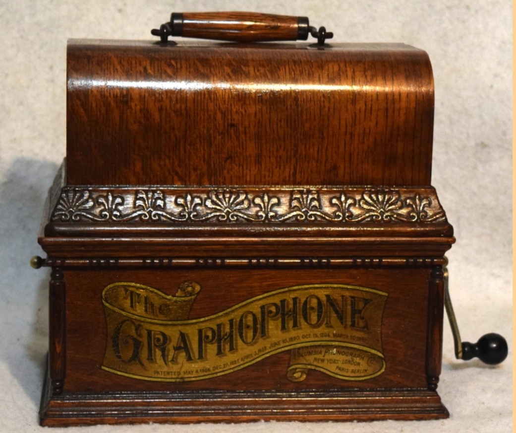 Graphophone - fonograf Columbia z roku 1898