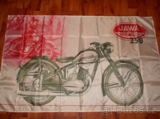 Velký Baner moto veteran Jawa 250