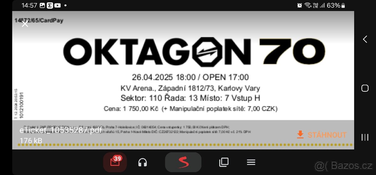 Oktagon 70 Karlovy Vary