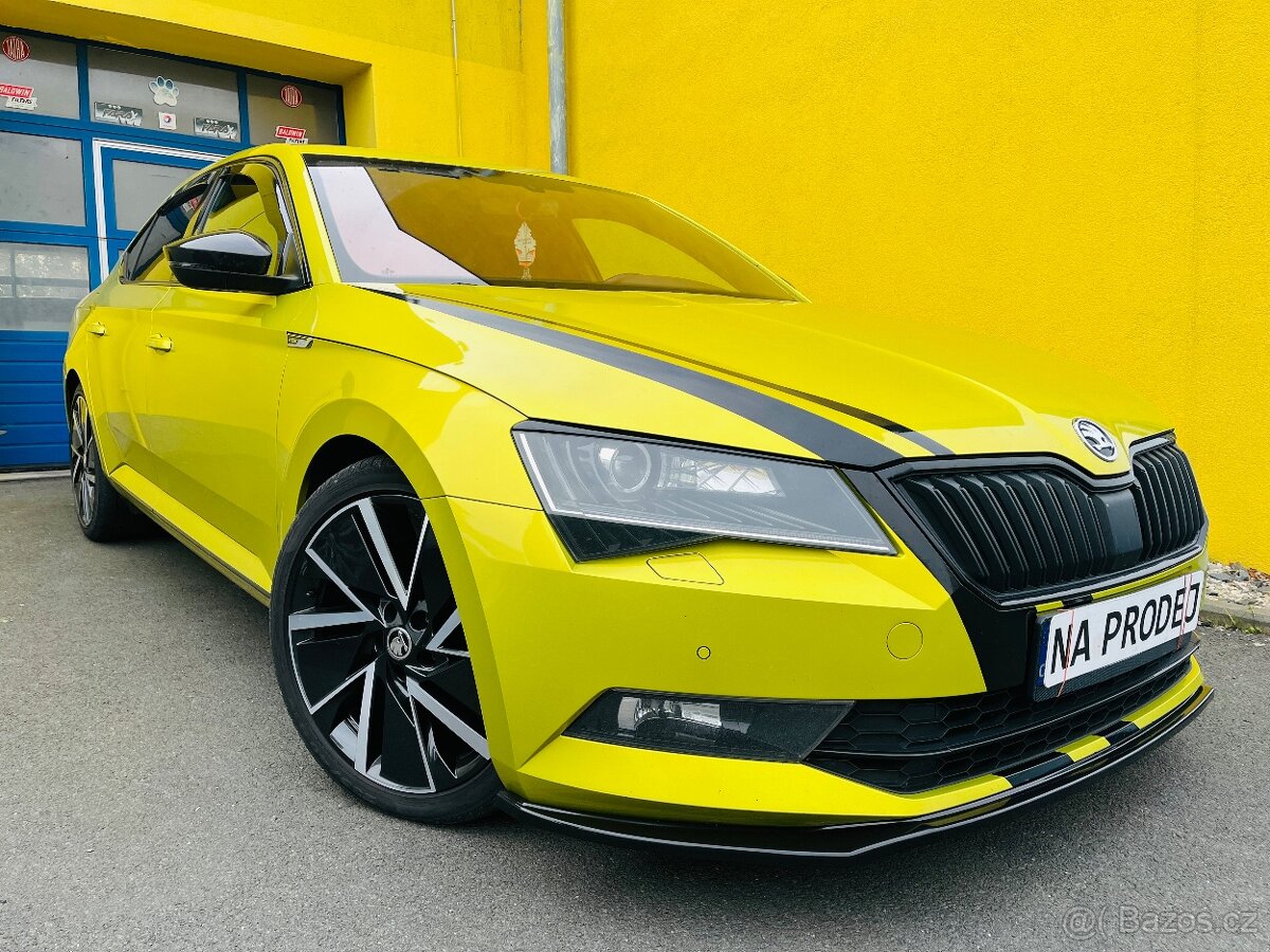 ŠKODA SUPERB 2.0 Tdi 140 kW DSG 4x4 SPORT LINE PUVOD ČR