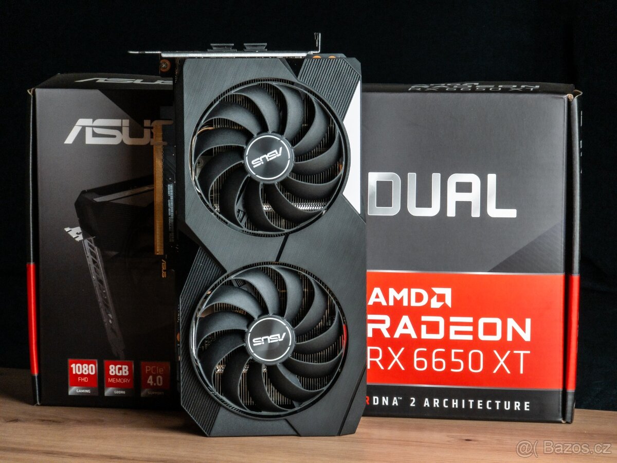 ASUS DUAL Radeon RX 6650 XT O8G