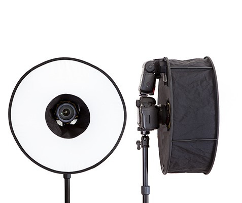 Difuzér pro externí blesk kruhový softbox 45cm MAKRO