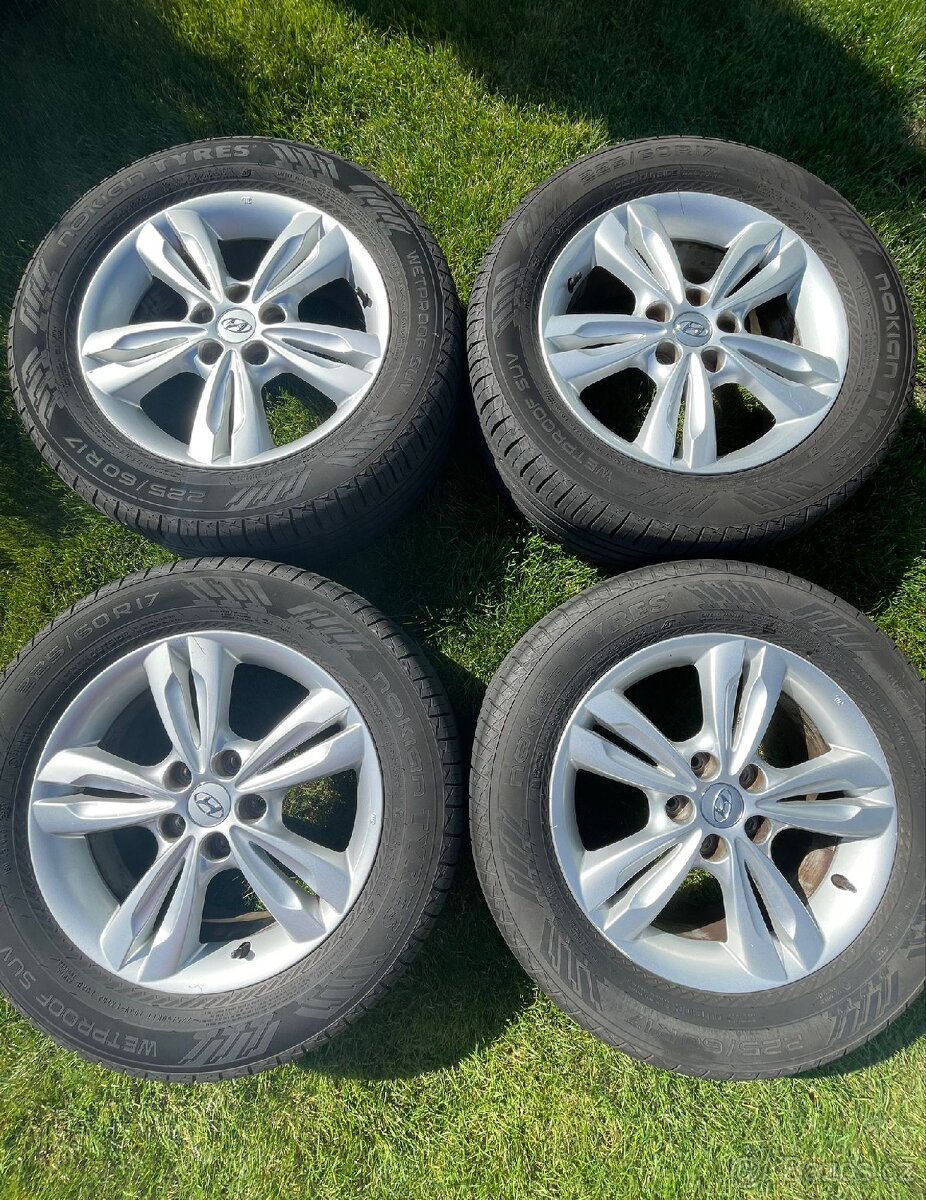 Prodám Alu originál Hyundai 5x114,3 r17