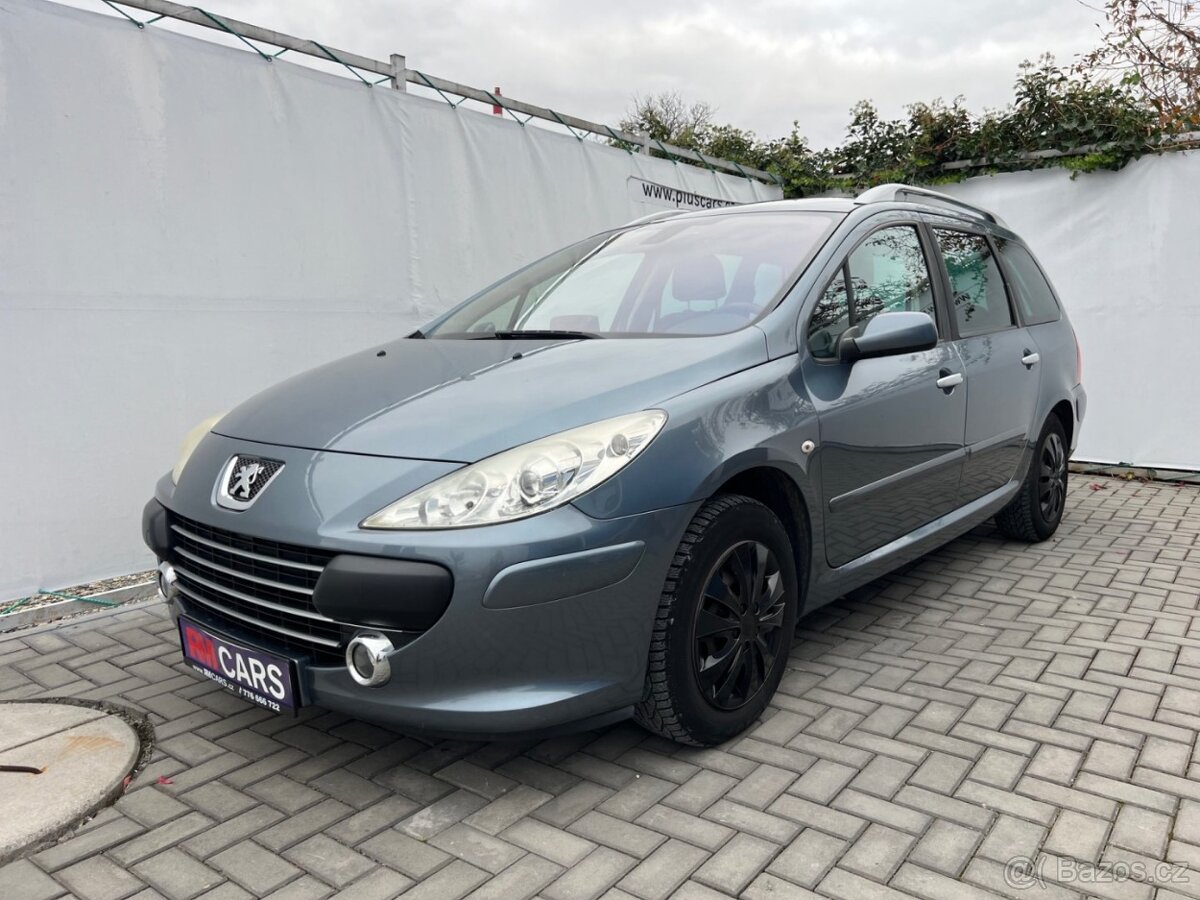 Peugeot 307, 1,6 HDi 80kW SW, Tažné, Klima