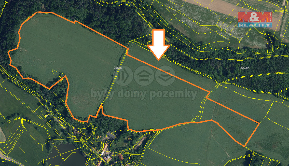 Prodej pole, 87022 m², Dolní Bousov