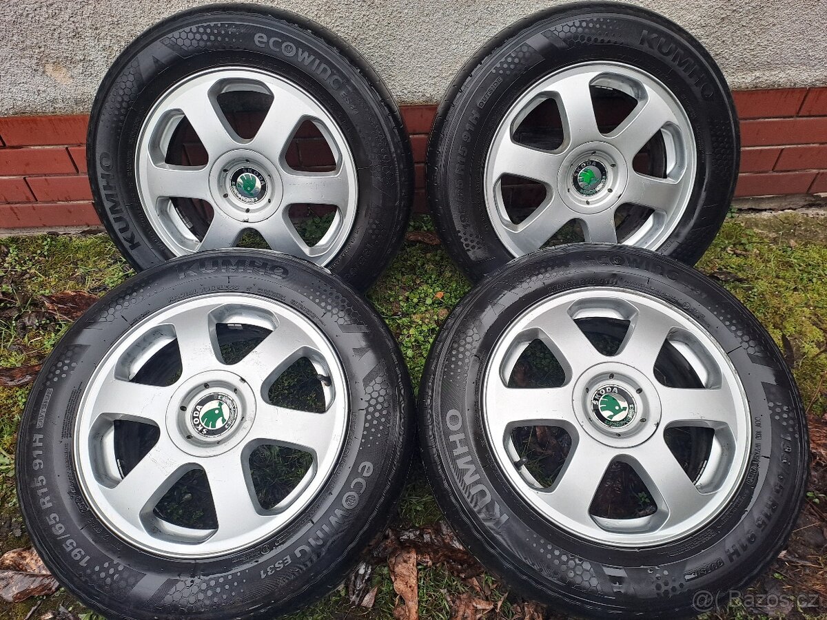 Alu kola 5x100 Octavia,Fabia,Roomster,Rapid 195/65 R15