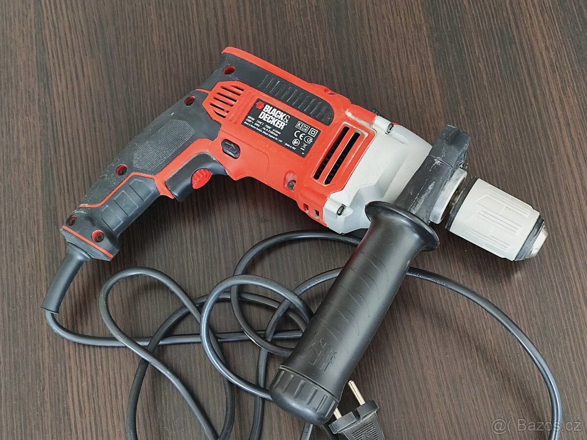 Elektrická přiklepová vrtačka  Black & Decker