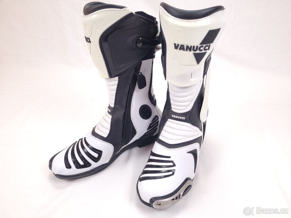 Vanucci RV-4 obuv na moto čižmy boty vysoké 44 9½
