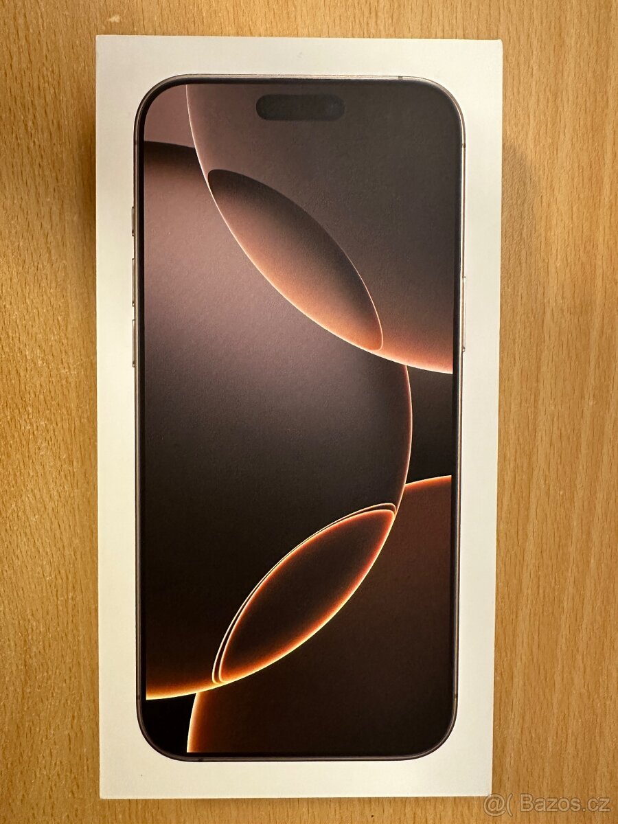 Apple iPhone 16 Pro Max 512 GB pouštní titan, NOVÝ