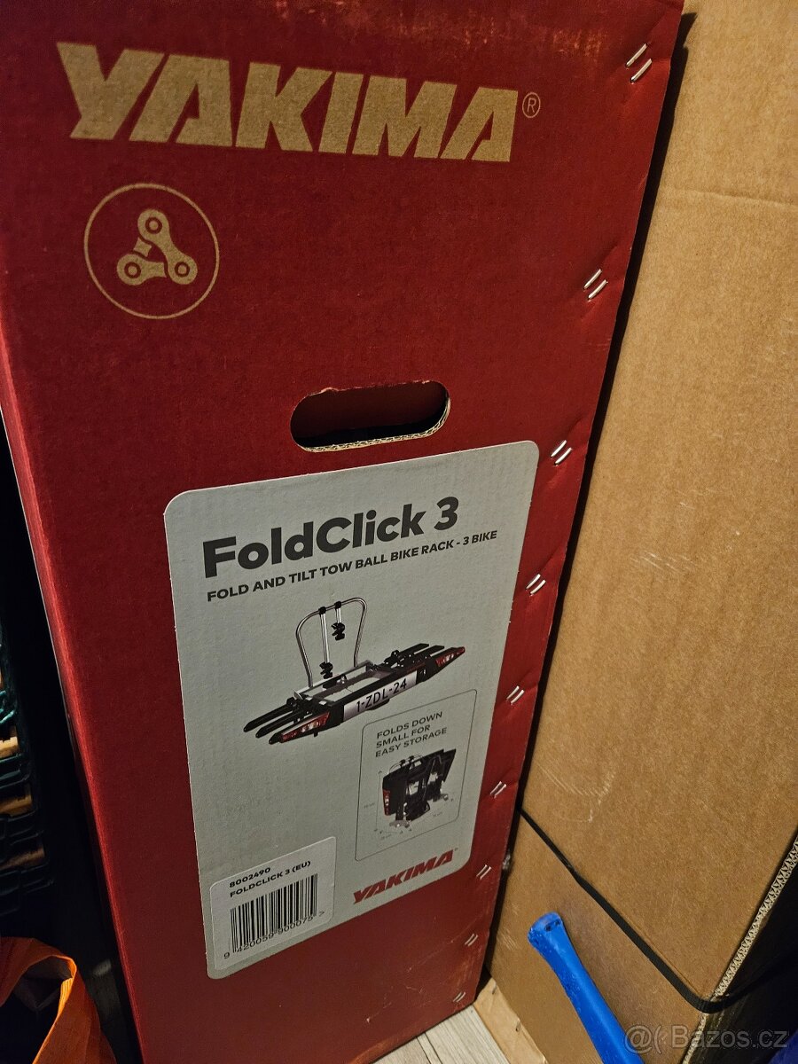 Yakima foldclick 3 nosič na tažné zařízení